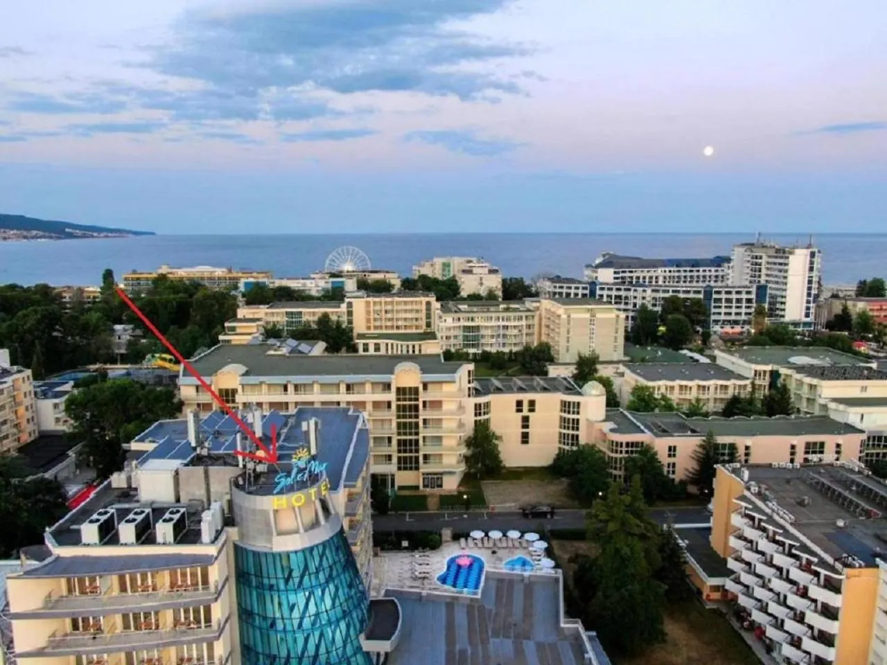 דירה Sunny Beach, Hotel Sol E Mar , Studio Katharina בולגריה